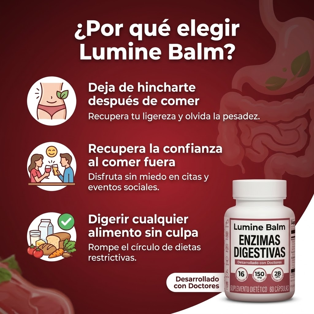 Lumine Balm— Por Fin Una Digestión Sin Gases Ni Pesadez